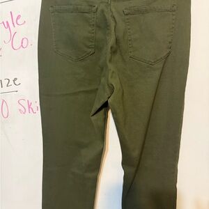 Style & Co. Olive Skinny Pants